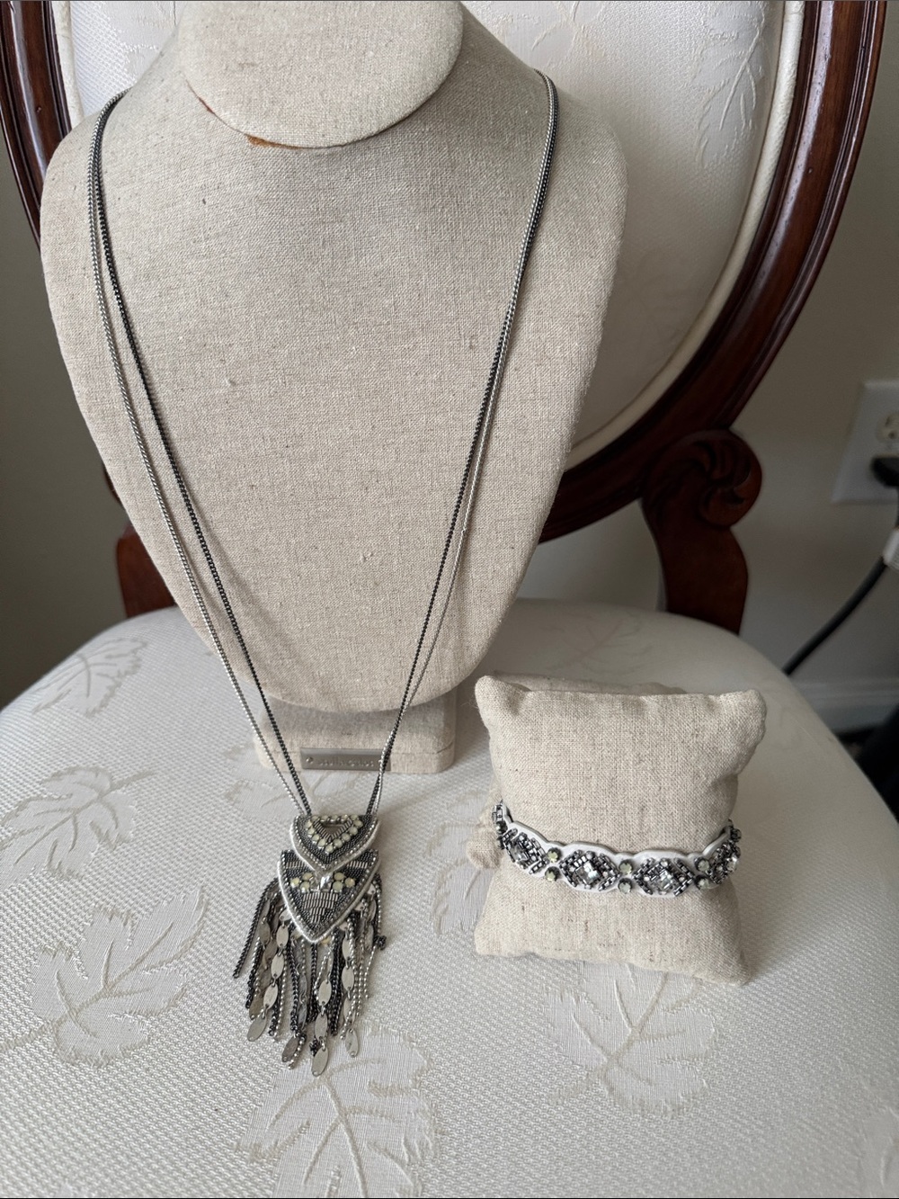 Stella & Dot Chiara necklace and pull bracelet